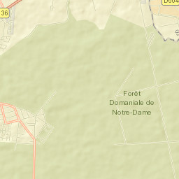 Noiseau Street Map