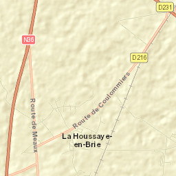 La Houssaye-en-Brie Street Map