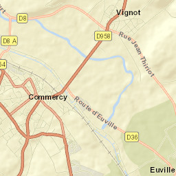 Commercy Street Map