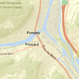Frouard Street Map