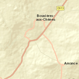 Bouxières-aux-Chênes Street Map