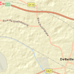 Dettwiller Street Map