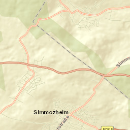 Simmozheim Street Map