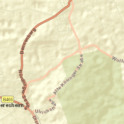 Neresheim Street Map
