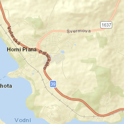 Horní Planá Street Map