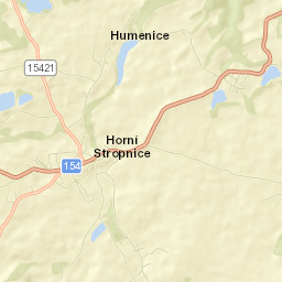 Horní Stropnice Street Map