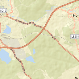 Hoheneich Street Map