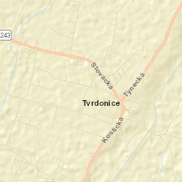 Tvrdonice Street Map
