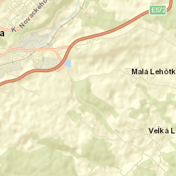 Okres Prievidza Street Map