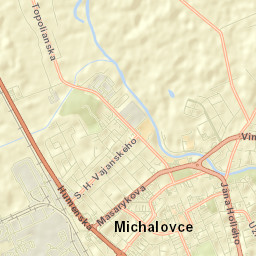 Michalovce Street Map