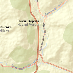 Volovets Raion Street Map