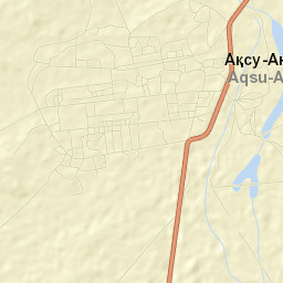Aksu-Ayuly Street Map