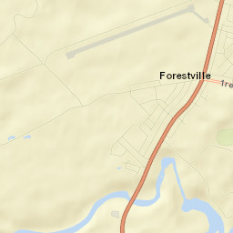 Forestville Street Map