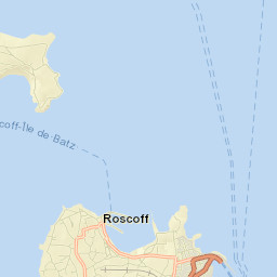 Roscoff Street Map