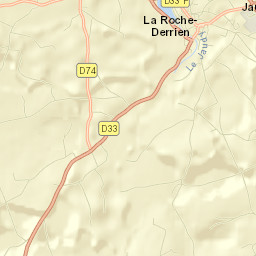 La Roche-Derrien Street Map