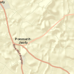 Pommerit-Jaudy Street Map