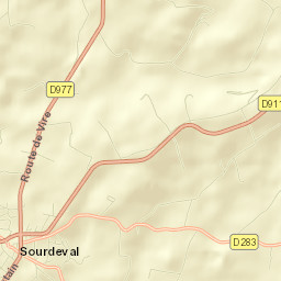 Sourdeval Street Map