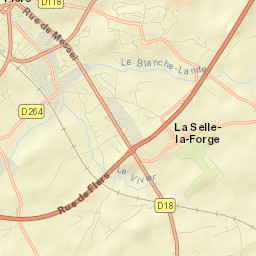 La Selle-la-Forge Street Map