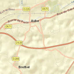 Aube-sur-Rîle Street Map