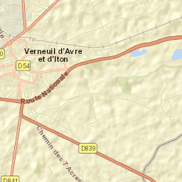 Verneuil-sur-Avre Street Map