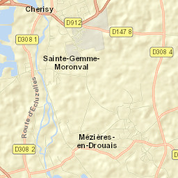 Mézières-en-Drouais Street Map
