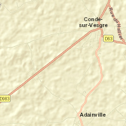 Condé-sur-Vesgre Street Map