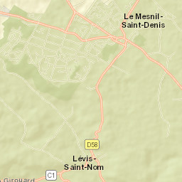 Le Mesnil-Saint-Denis Street Map
