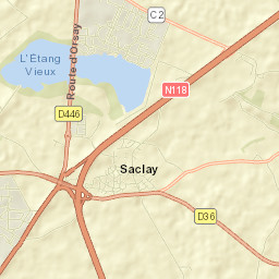 Saclay Street Map