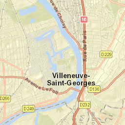 Villeneuve-Saint-Georges Street Map