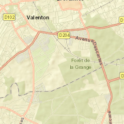 Valenton Street Map