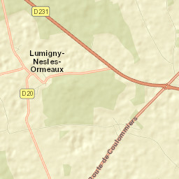 Lumigny-Nesles-Ormeaux Street Map