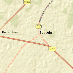 Touquin Street Map