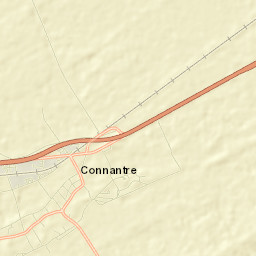 Connantre Street Map
