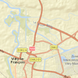 Vitry-le-François Street Map