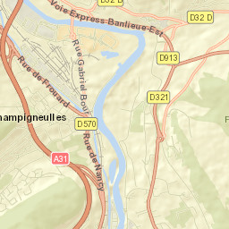 Champigneulles Street Map