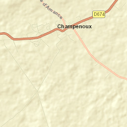 Champenoux Street Map