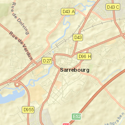 Sarrebourg Street Map