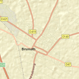 Brumath Street Map