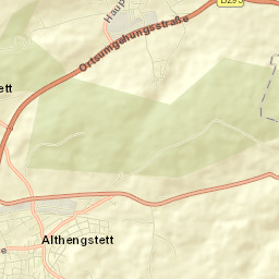 Althengstett Street Map