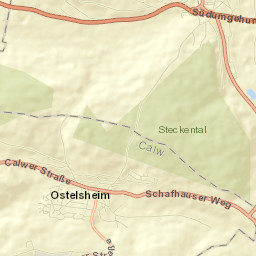 Ostelsheim Street Map