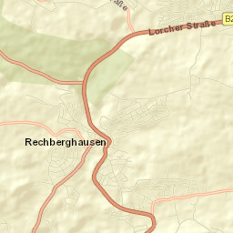 Rechberghausen Street Map