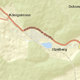 Königsbronn Street Map
