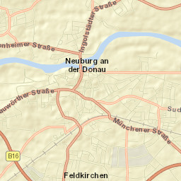 Neuburg an der Donau Street Map