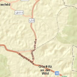 Göpfritz an der Wild Street Map