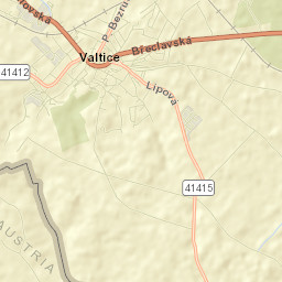 Valtice Street Map