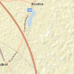 Kostice Street Map