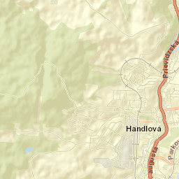 Handlová Street Map