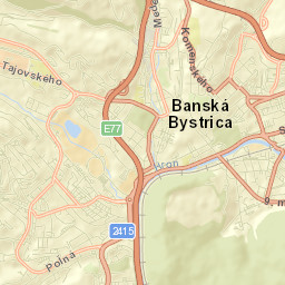 Banská Bystrica Street Map