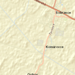 Okres Sobrance Street Map