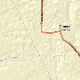 Otyniya Street Map